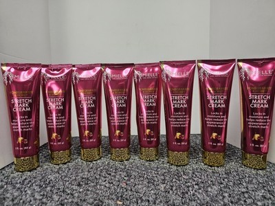 8 X MIELLE Pomegranate & Honey Stretch Mark Cream 3 FL OZ/each Sealed - READ