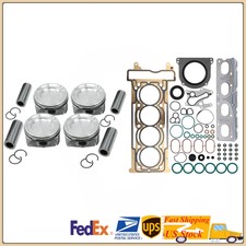 Engine Piston & Ring kit Gasket Set For Mercedes-Benz C250 E300 W205 M274 2.0L