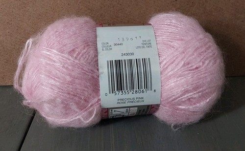 Patons Lacette Yarn 1 Skein 2 Fine 1.75oz 235 Yrds Prescious Pink - Picture 3 of 4