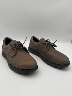 Skechers Mens Arch Fit City Catch Oxford Shoes Charcoal Leather Upper Size  13 | eBay