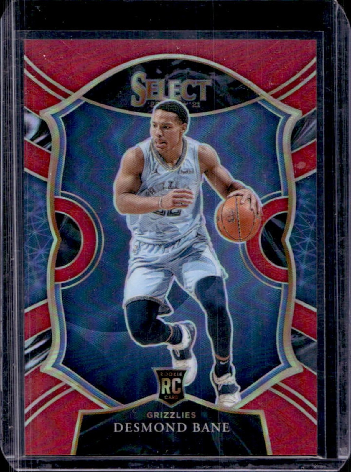 2020-21 Select Desmond Bane RC Red Prizms Concourse #/199 Grizzlies