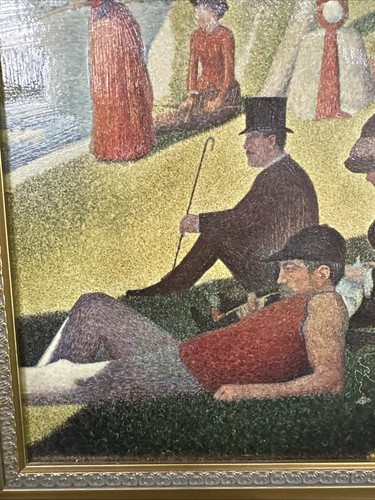 Seurat Sonntagnachmittag auf der Insel La Grand Jatte Museum Reproduktion Zertifikat - Bild 5 von 17