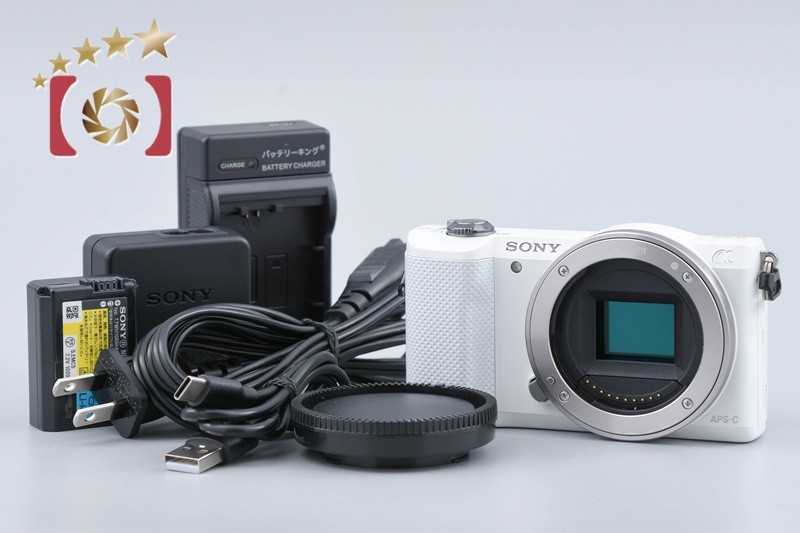 SONY ILCE−5000 ILCE-5000Y(W) Sony α5000 ILCE-5000 White 20.1 MP Digital Mirrorless Camera