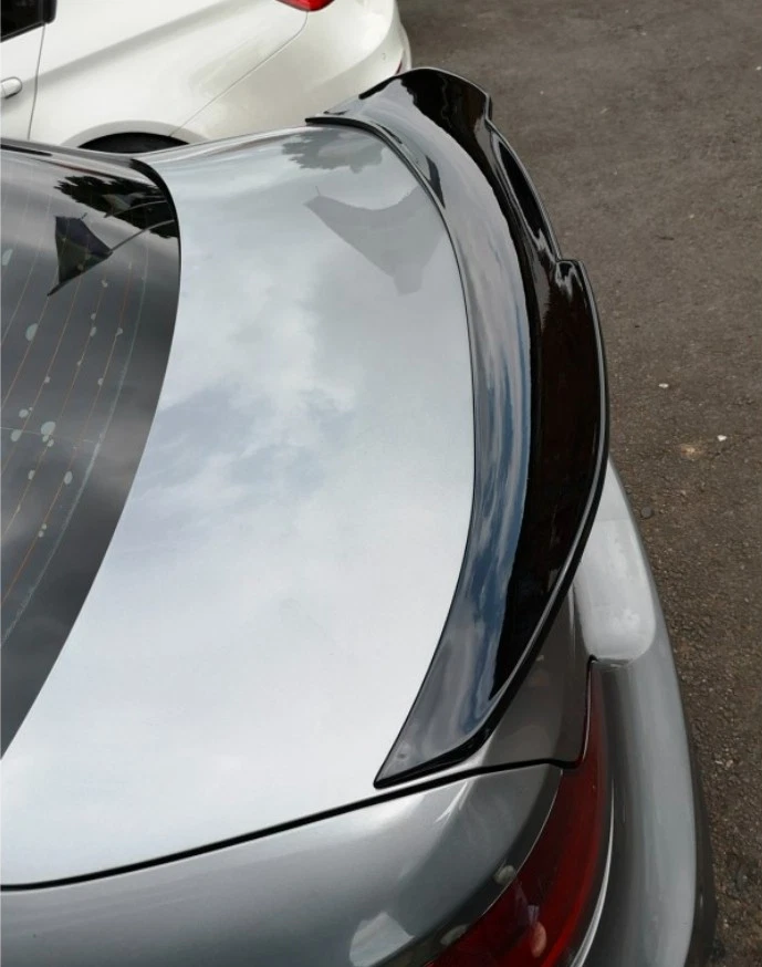 PSM Gloss Black Rear Trunk Spoiler Wing Fit 2007-2013 BMW E82 E88 128i 135i 1M - Image 4 of 4