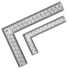 Stainless Steel Right Angle Ruler L Shape Square Ruler Carpenter Measuring Tool