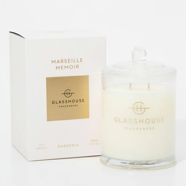 Glasshouse Marseille Aroma Candle Large 380g Double Wick Sce