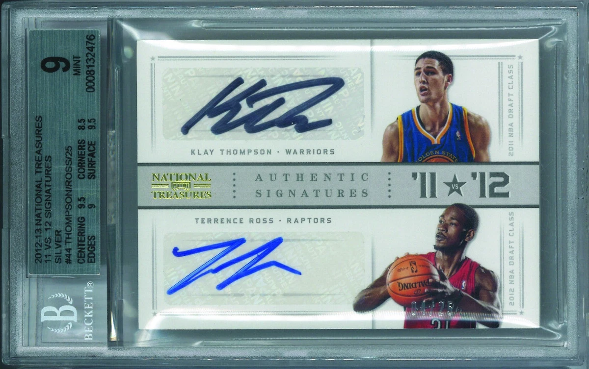 Klay Thompson Basketball Autographed Sports Trading Cards