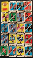 Topps-NFL FIELD POSITION GAME (1970s)-Mike Curtis-Tom Dempsey-Gene Washington