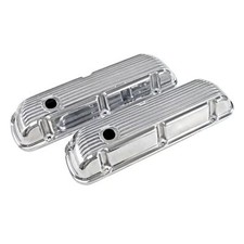 Scott Drake C5zz-6a582-af Cal Custom Aluminum-finned Valve Covers