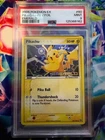 2005 POKEMON EX EMERALD #60 PIKACHU-REVERSE FOIL PSA 9 MINT VERY LOW POP
