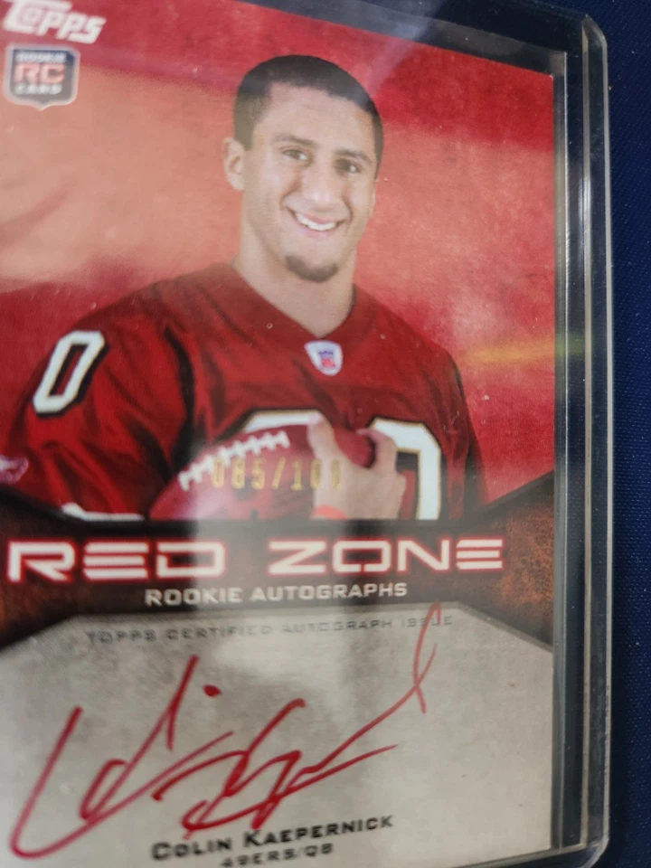 2011 Topps - Red Zone Rookie Autographs #RZRA-CK Colin Kaepernick /100 (AU, RC) - Image 3 of 3