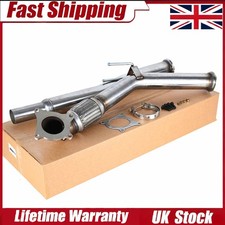 3" STAINLESS EXHAUST DECAT DE CAT PIPE DOWNPIPE FIT VW GOLF MK5 MK6 2.0GTI TURBO