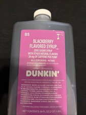  Dunkin  Energy Black Berry Flavored Syrup 64...