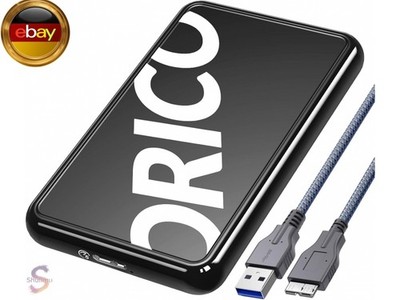 ORICO Festplattengehäuse 2,5 Zoll, 5Gbps USB 3.0 Festplatten Externes Gehäuse f