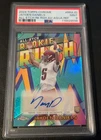 2024 Topps Chrome All-Etch Rookie Rush Autographs Jayden Daniels Aqua Refractor