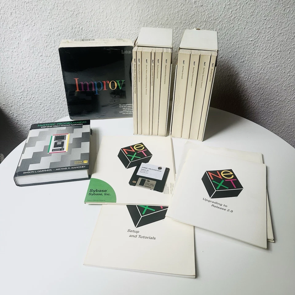Lotus Improv NeXTSTEP 2.0 sealed Bücher Software Rarität  Steve Jobs Apple NEXT