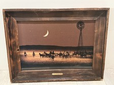 Don Schimmel Signed Fine Art Photograph Under a Rustler’s Moon Western Framed