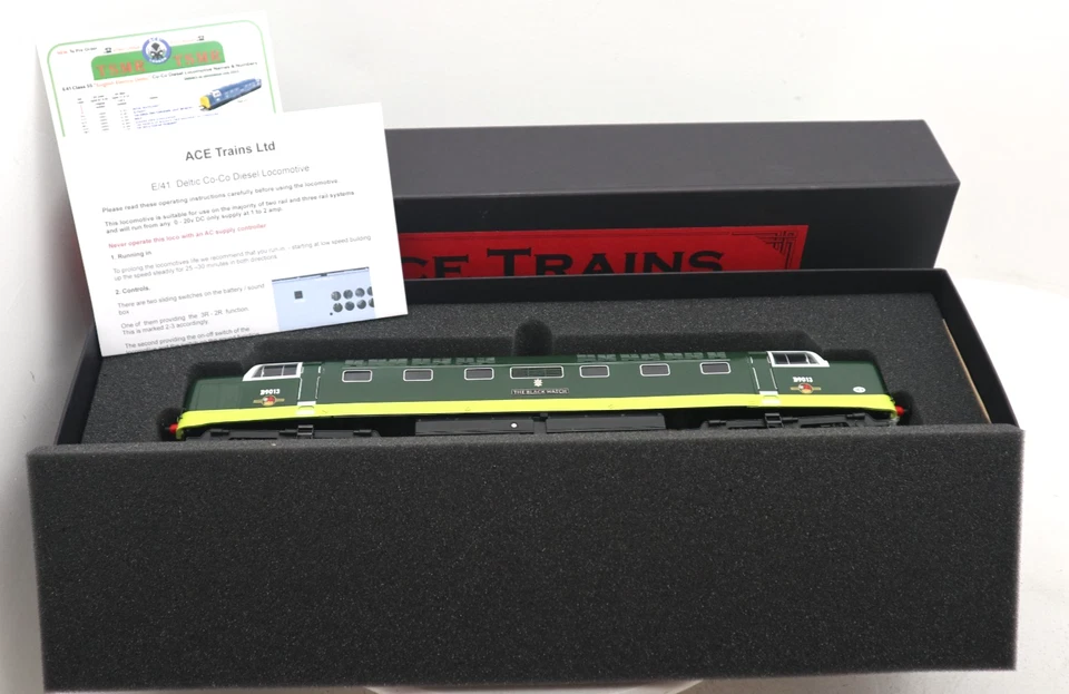 ACE Trains, O, #9013 BR, 'Deltic' Co-Co Diesel Locomotive 2/3R DC, Snd, C8 LN/OB - Image 2 of 4