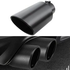 Exhaust Tip 5 Inlet 8 Outlet 15 Long Stainless Steel Bolt-on Powder-coated Exhaust Tip 5 Inlet 8 Outlet 15 Long Stainless Steel Bolt-on Powder-coated