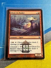 Magic the Gathering MTG Saviors of Kamigawa Launch Promo GHOST-LIT RAIDER Foil