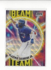 2022 Stadium Club Chrome Beam Team Wave Refractor #BT15 Vladimir Guerrero Jr. 