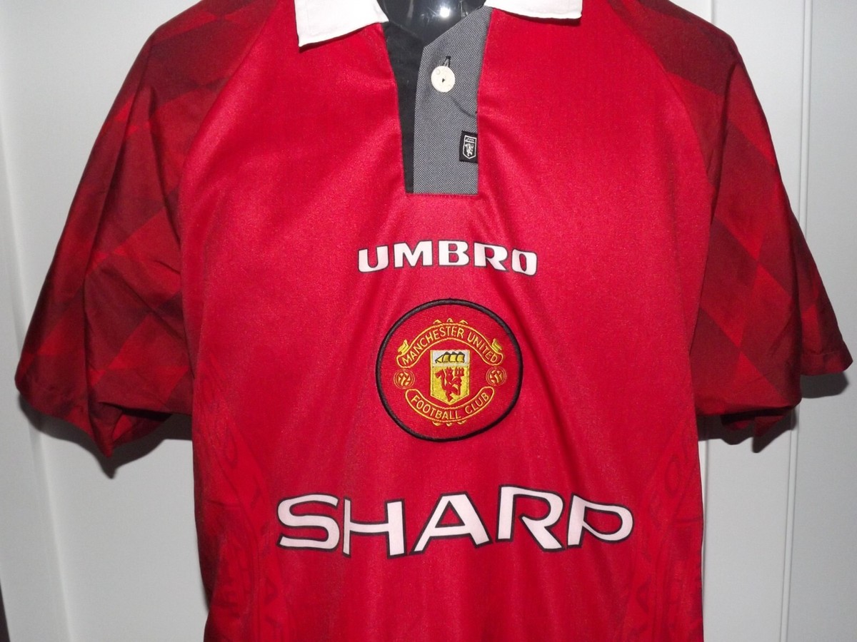 ウェア 1996-98 Manchester United  Shirt 1996-98 Manchester United Home Shirt Frost #11 - 6/10 - (Y)