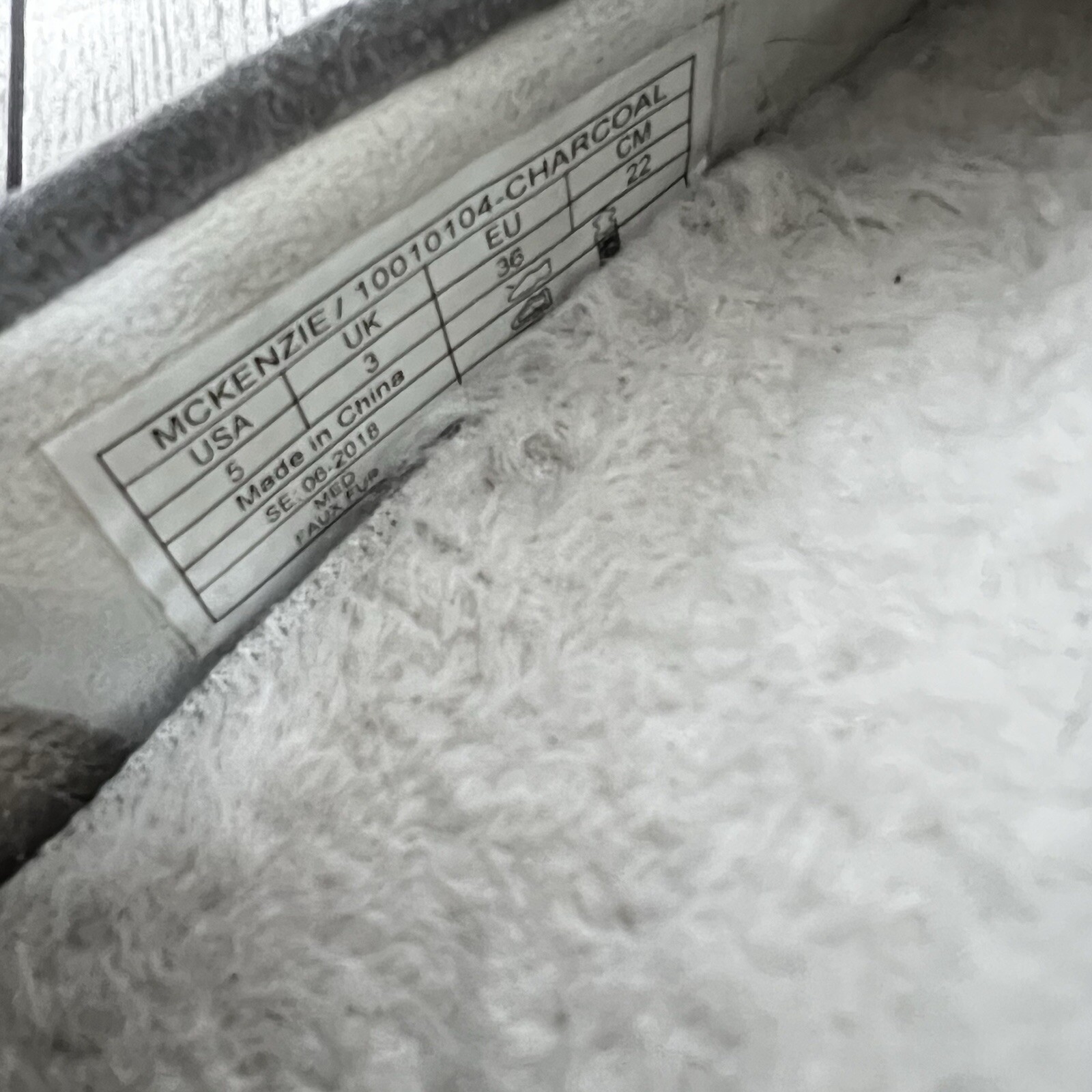 Vionic McKenzie Grey Suede Shearling Slippers Coz… - image 9