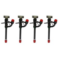 4pcs Fuel Injector Fits John Deere 3029 4039 6059 6068 Loader 300d 310c 6600