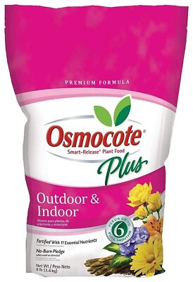Osmocote Smart-Release Plant Food Plus Outdoor and Indoor, 8 lbs