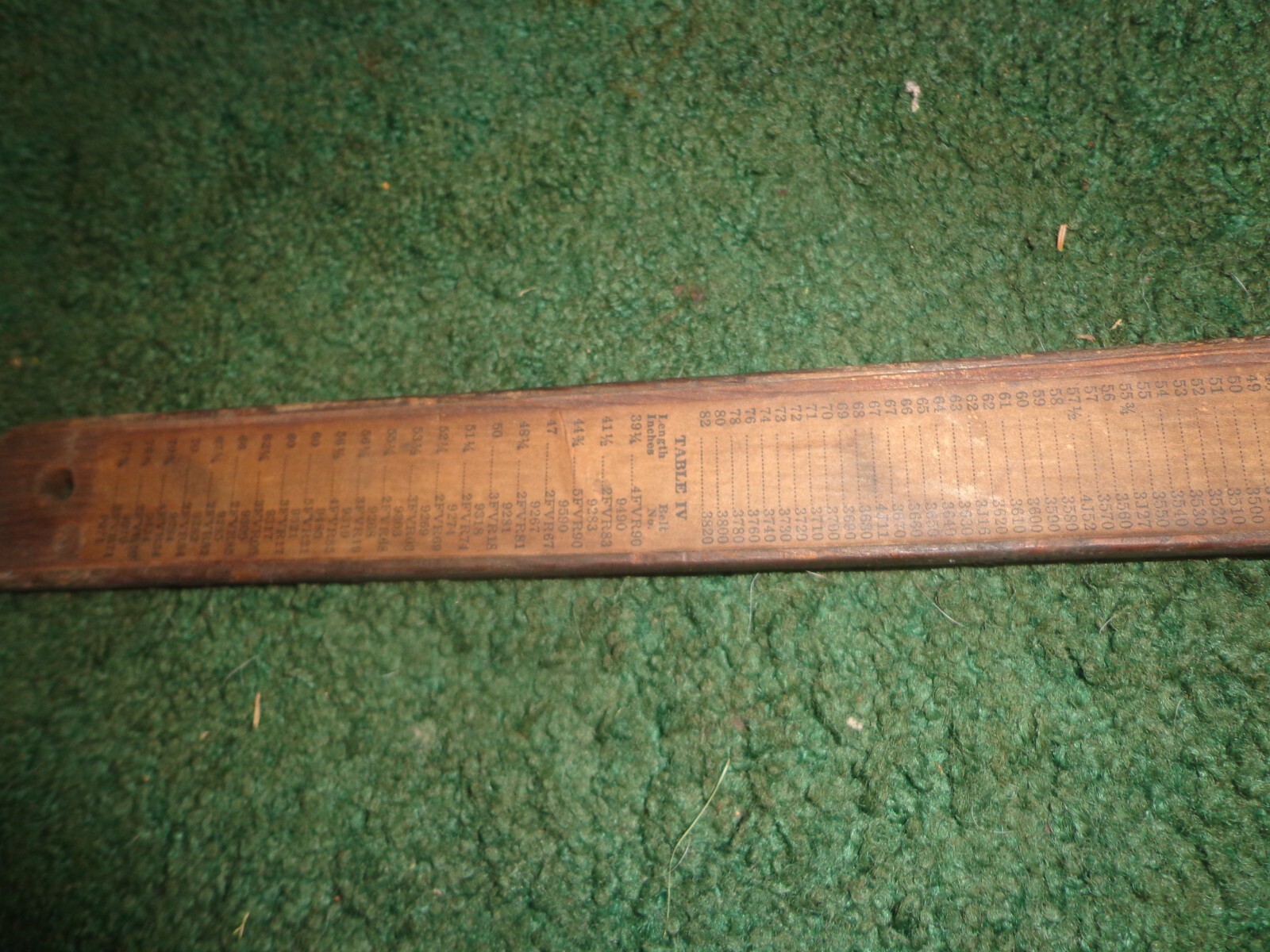 Antique Gates V Belt Length Finder 3 Feet Long (dd) (e42) eBay