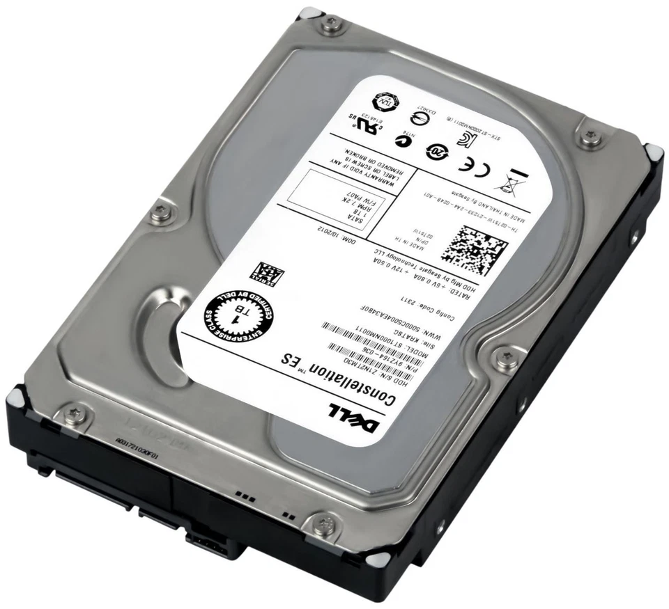 Hard Drive Dell 02T51W 2T51W ST1000NM0011 1TB 7200U/Min 64MB SATA III 3.5 " Inch - Image 3 of 3