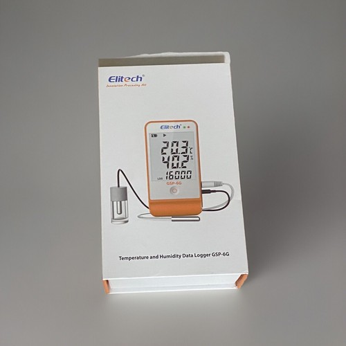 ELITECH GSP-6 TEMPATURE Data Logger HUMIDITY Recorder TEMPATURE Monitor NEW - Picture 2 of 6