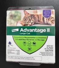Advantage II for Cats over 9 lbs 4 Pack US EPA APPROVED 2246