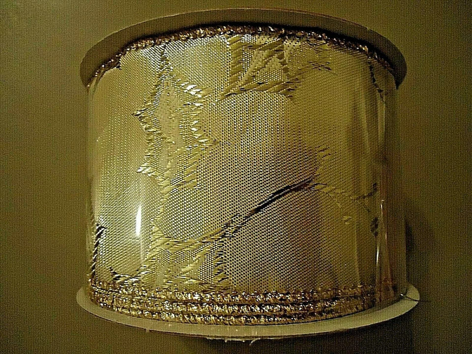 MEGA ROLL 2.5" Gold Holly Leaf Metallic Wired Edge Ribbon - 30 ft - Image 2 of 2