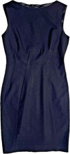 ZARA BASIC Dress Classic Elegant Solid Sleeveless Knee Length Women's Sz S