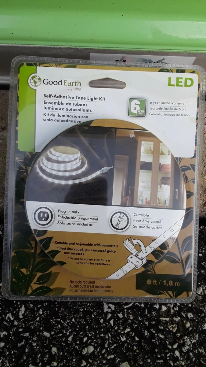 Good earth self adhesive tape light deals