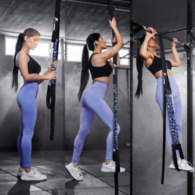 DOEPLEX New Pull Up Assist Band System Anti Snap ChinUp Assistance Elastic Band