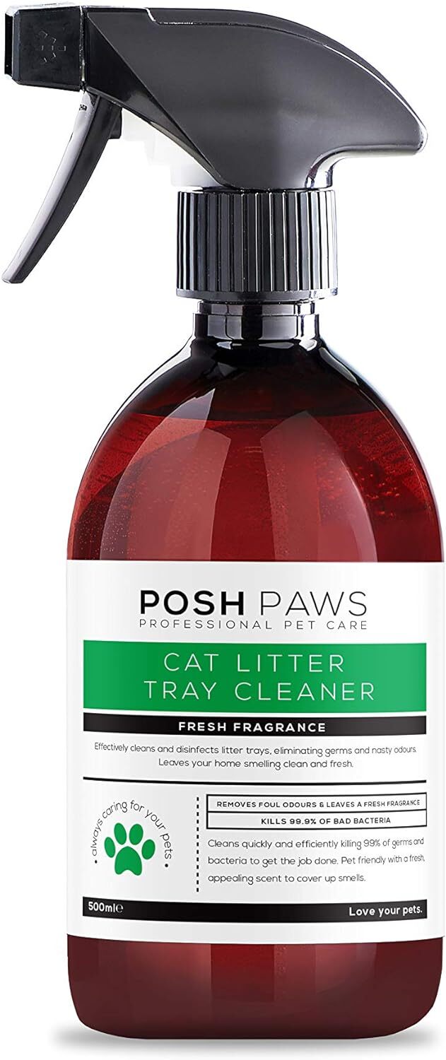 Posh Paws Cat Litter Tray Cleaner, 500ml