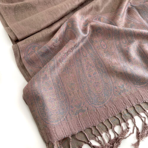 Large Paisley Pashmina Shawl Wrap Evening Scarf Long Cotton Rainbow Ladies Gift - Picture 20 of 448