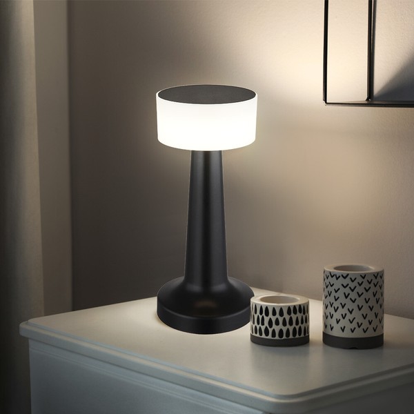 Nachttischleuchte Tischlampe Tischleuchte Touchdimmer Led Akkulampe Usb Dimmbar-image