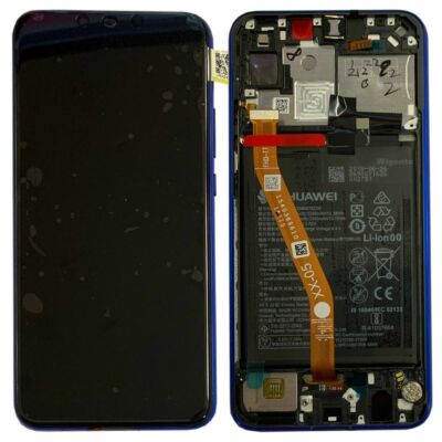 Huawei Display LCD Rahmen für P Smart Plus Service 02352BUH Lila Batterie Akku