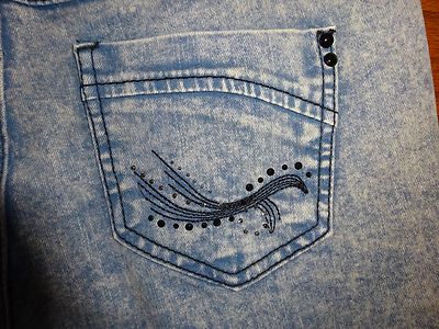 Arizona Jean Co Skinny Jeans Girls Size 16 1/2 Plus Adjustable Waist