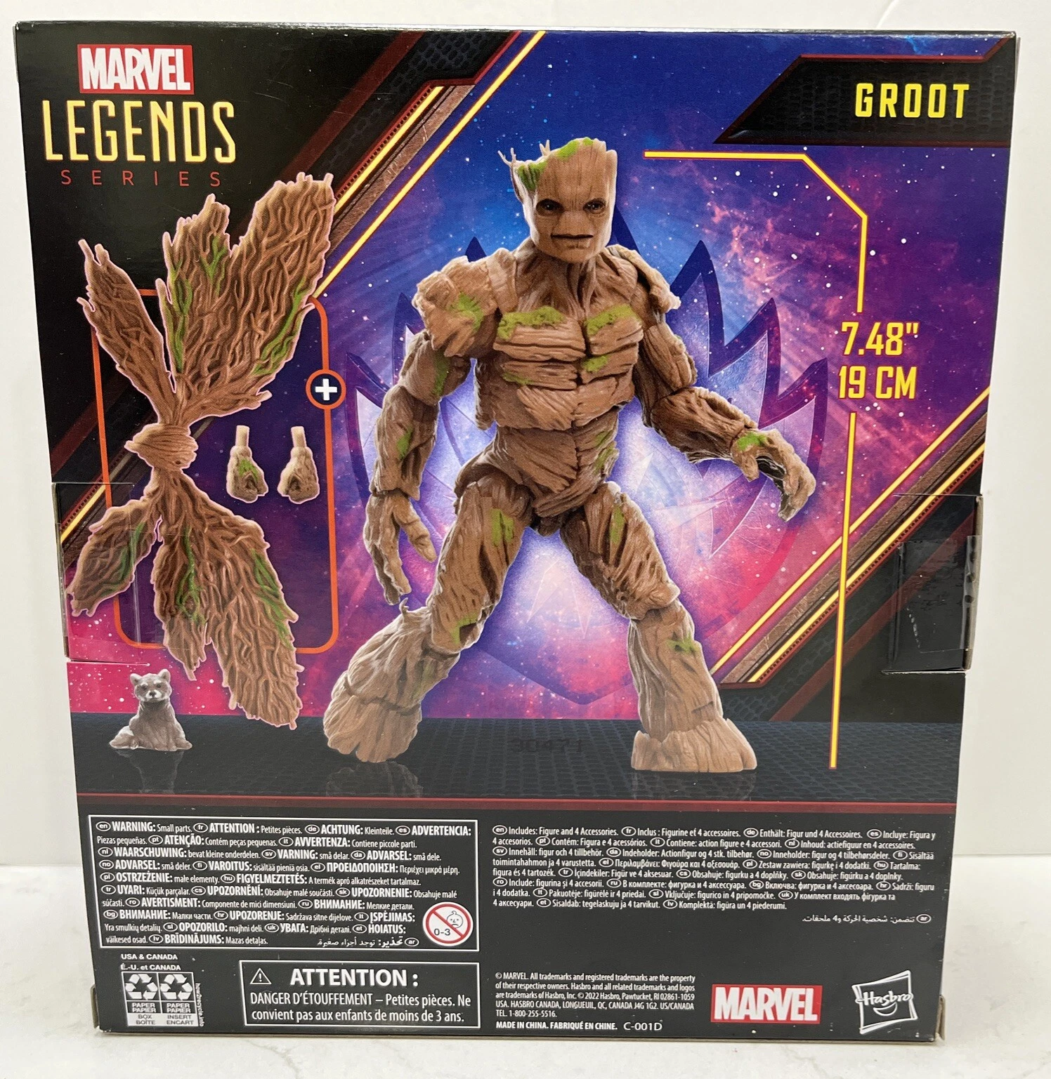 Hasbro Marvel Legends Guardians of the Galaxy Vol 3 Groot Deluxe 6" Figure New image 13