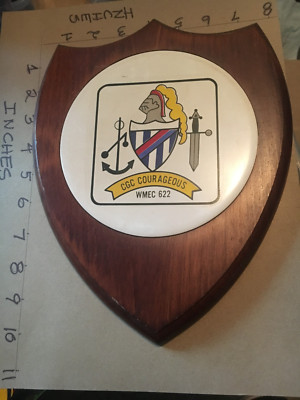 US Coast Guard WALL PLAQUE USCGC Courageous WMEC-622 USCG