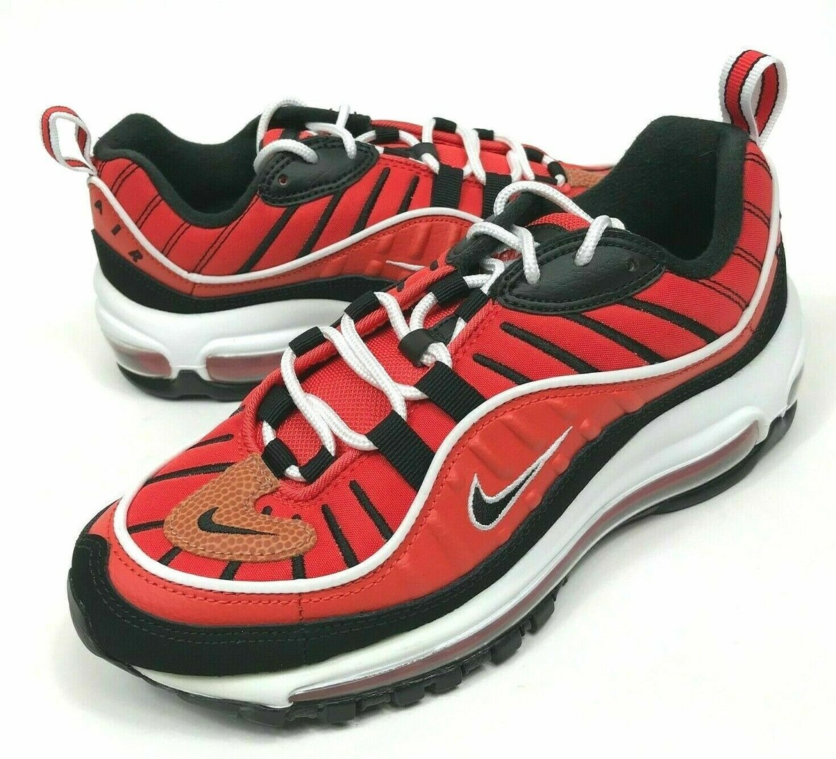 Nike Air Max 98 (GS) Sneakers Habanero Red BV4872-601 Size 4.5Y // 6.5Wmns | eBay UK