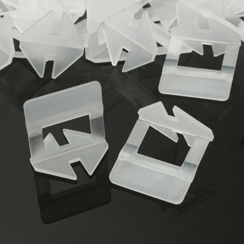 100Pcs 2MM 3MM Tile Leveling System Levelling Clips For Wall Floor Tile Spacer - Picture 2 of 14
