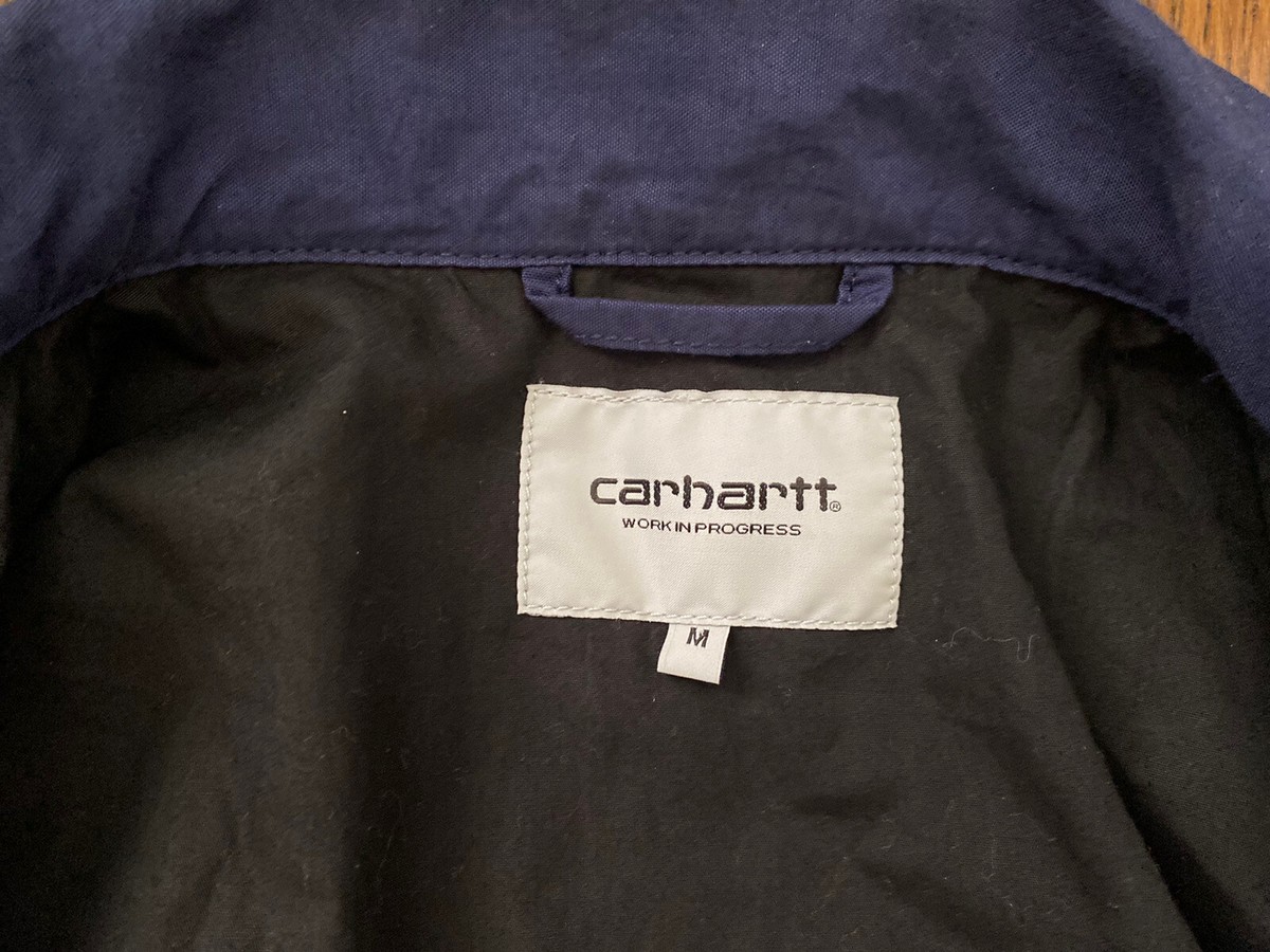 Carhartt WIP Montana Hunting Jacket Navy Blue sz M EUC | eBay