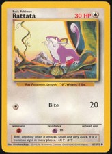 pokemon rattata card #61 Prices | Base Set Mint / near mint condition trading card Alolan Rattata | Sun &