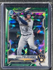 Feliciano, Mario - 2021 Bowman Chrome Prospect - Sapphire - 112/125