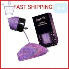 Holographic Ultra Fine Glitter Powder Metallic Resin Glitter 2.11 Oz (60g) PET F